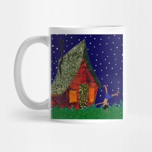 Cartwheels on a starry night Mug